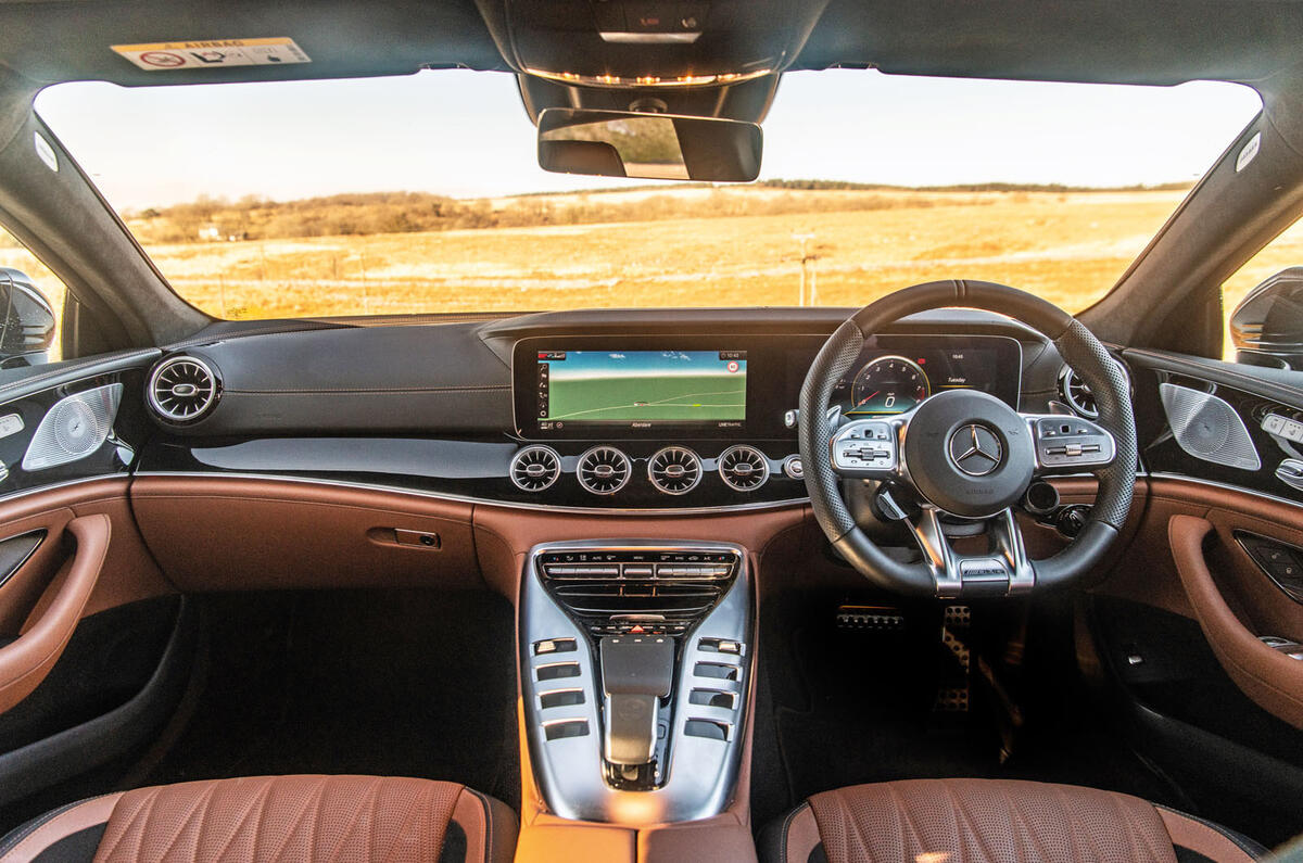 Mercedes-AMG GT four-door Coupé 2019 road test review - dashboard
