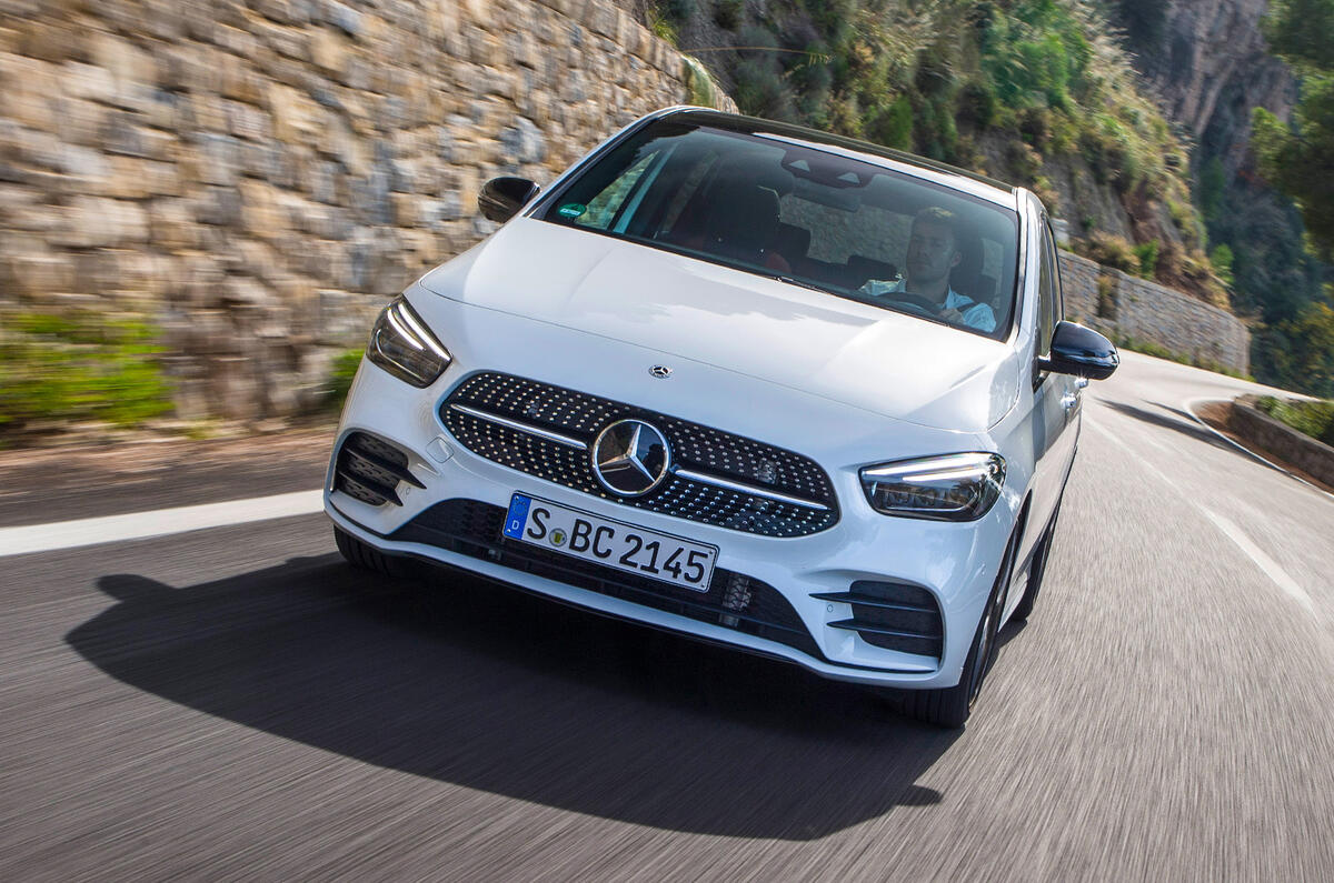 Mercedes-Benz B-Class review - on the road nose