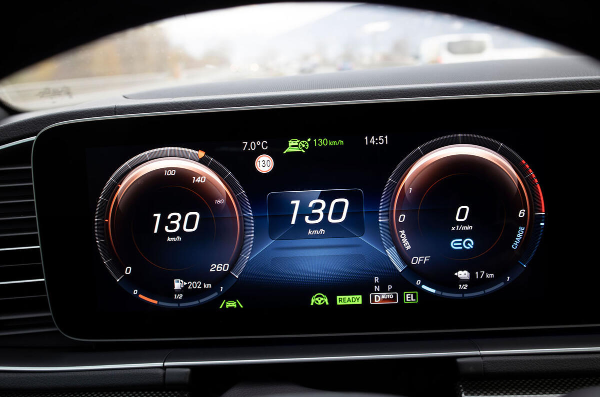 Mercedes-Benz GLE Coupe 2020 road test review - dials