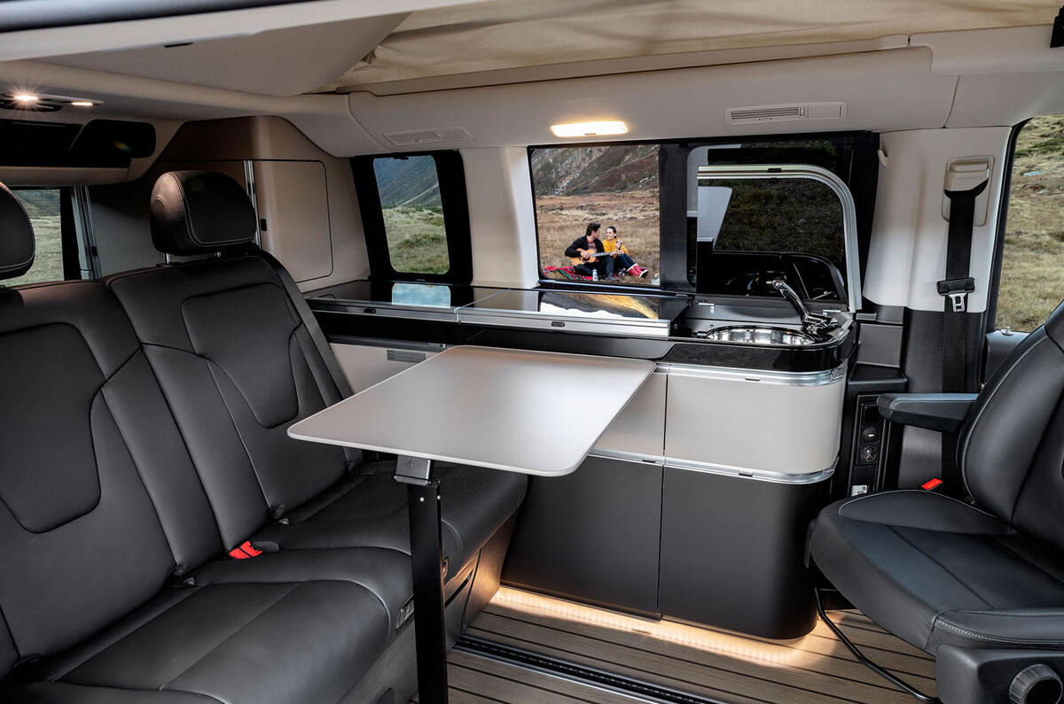Mercedes-Benz Marco Polo 2019 road test review - table