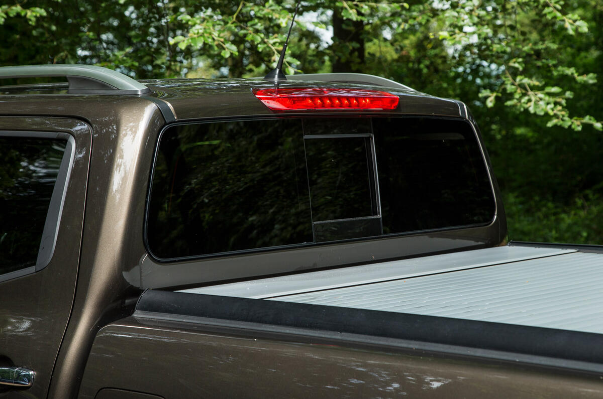 Mercedes-Benz X-Class road test review rear window