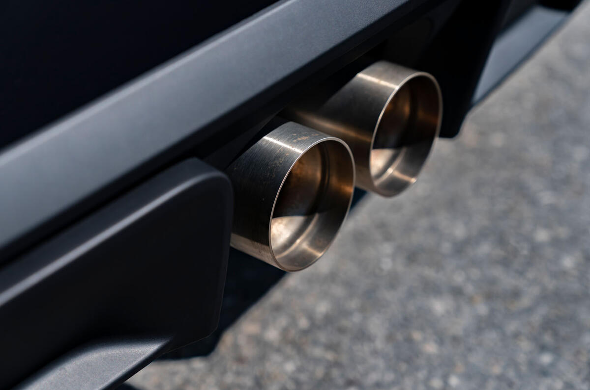Mini JCW GP 2020 road test review - exhaust Mini JCW GP 2020 road test review - exhaust