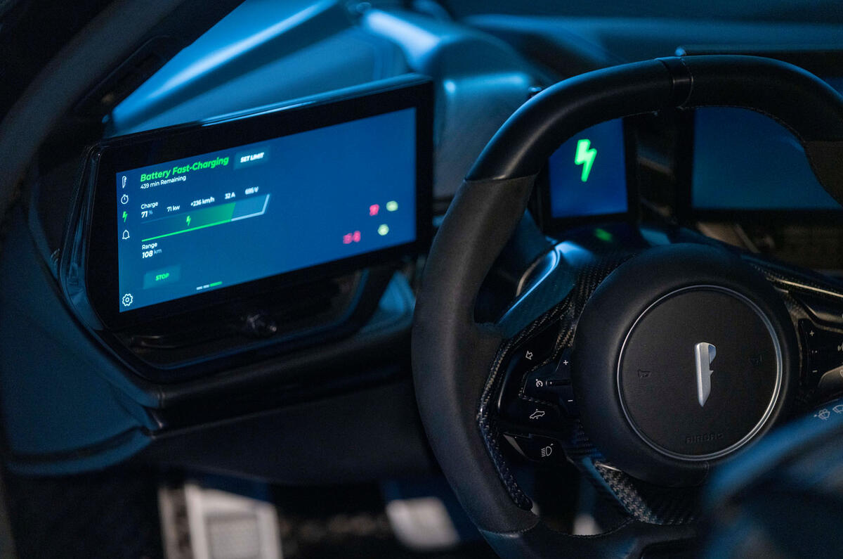 9 Pininfarina Battista 2021 first drive review instruments 9 Pininfarina Battista 2021 first drive review instruments