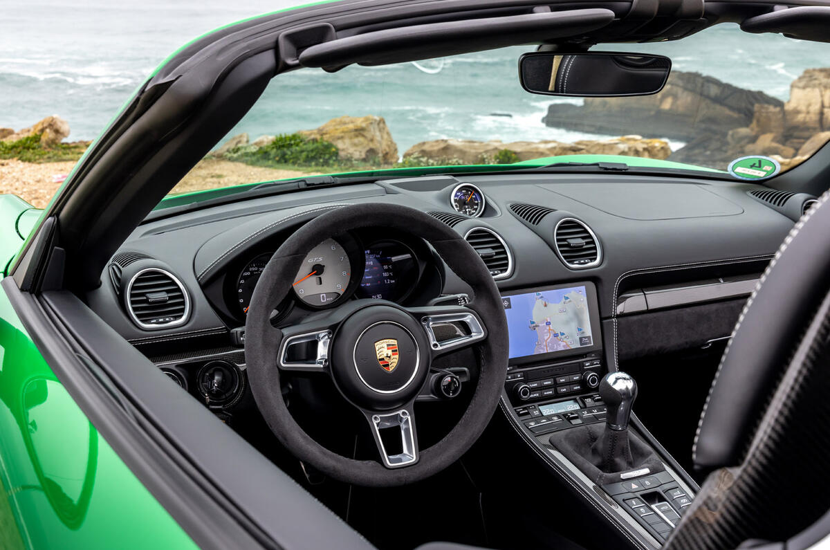 Porsche 718 Boxster GTS 4.0 2020 road test review - dashboard Porsche 718 Boxster GTS 4.0 2020 road test review - dashboard