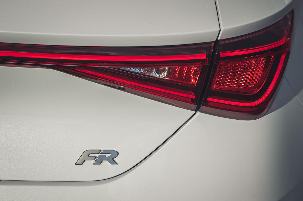Seat Leon 2020 road test review - rear lights Seat Leon 2020 road test review - rear lights