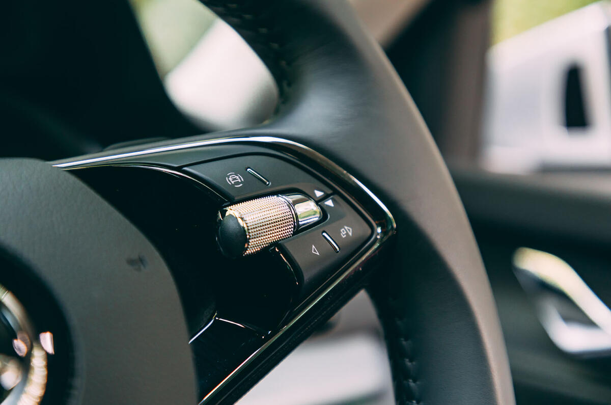 Skoda Octavia Estate 2020 road test review - steering wheel