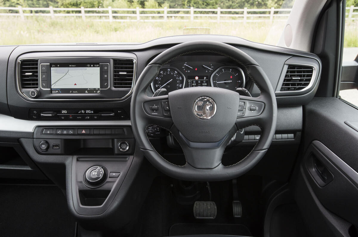 Vauxhall Vivaro Life 2019 road test review - steering wheel