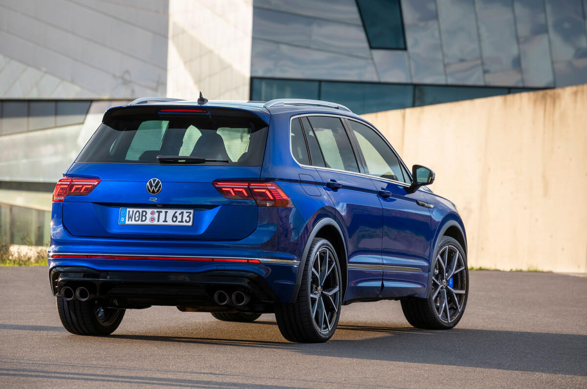 Volkswagen Tiguan R road test review - static rear Volkswagen Tiguan R road test review - static rear