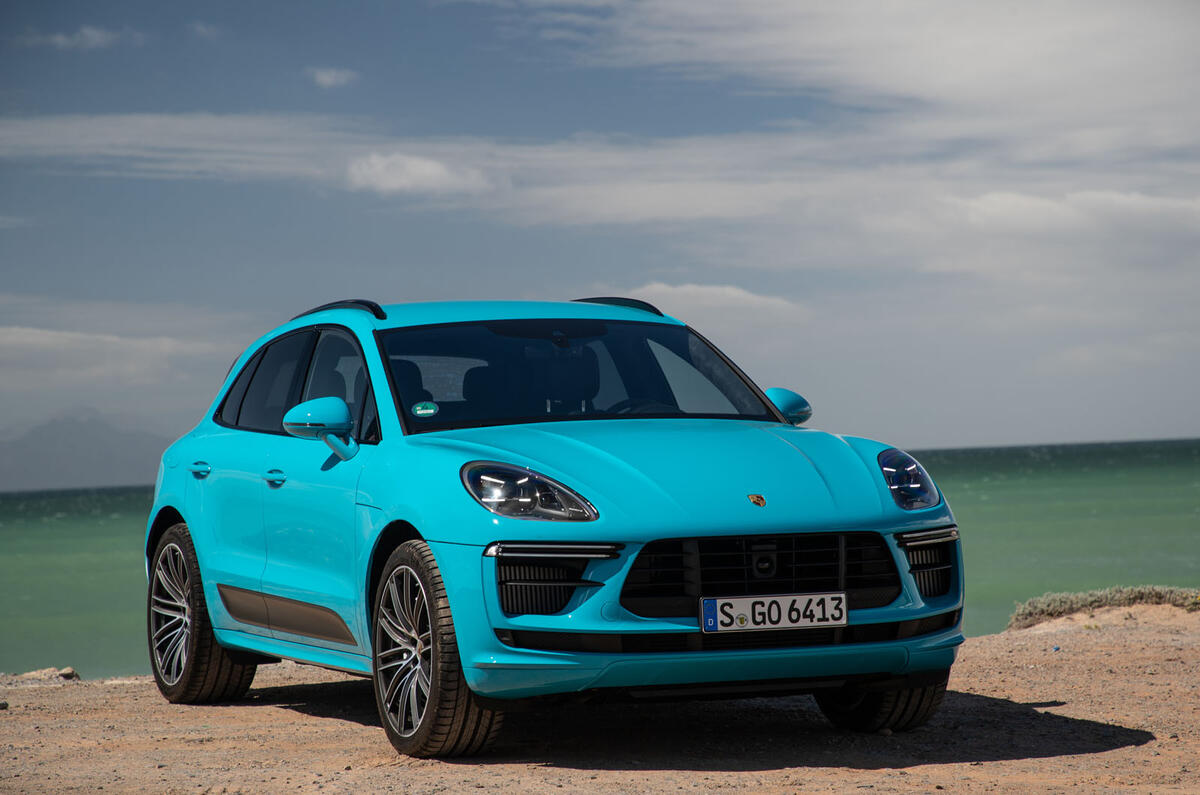 Porsche Macan Turbo 2019 road test review - static front