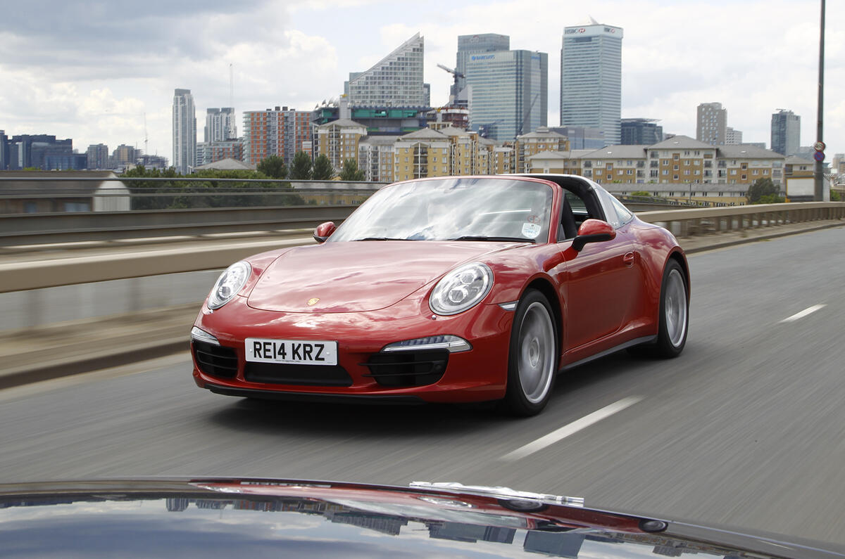 Sports car showdown - Jaguar F-type versus Porsche 911 Targa