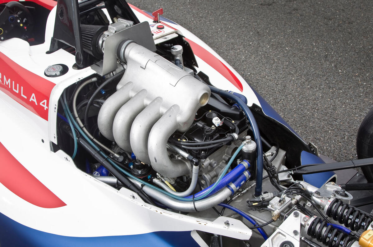 no title Porsche's 911 Turbo S takes on an F4 racer