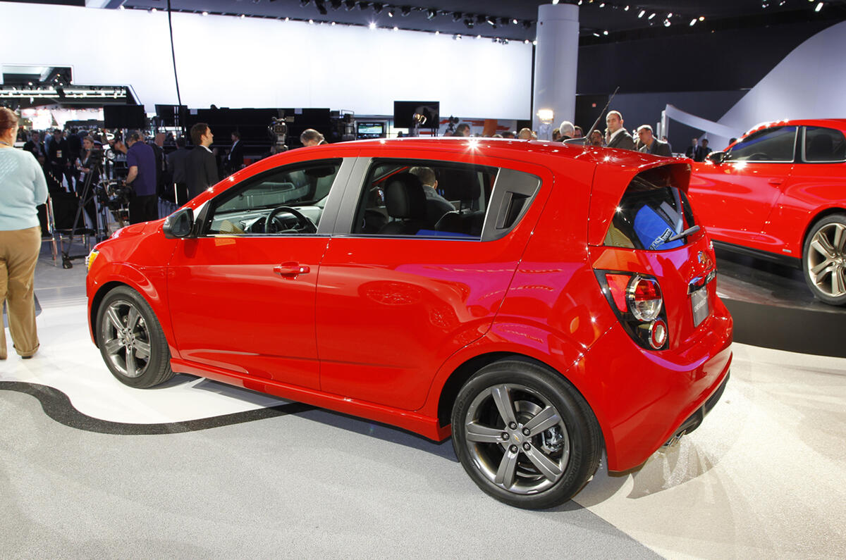 no title Detroit motor show: Chevrolet Aveo RS