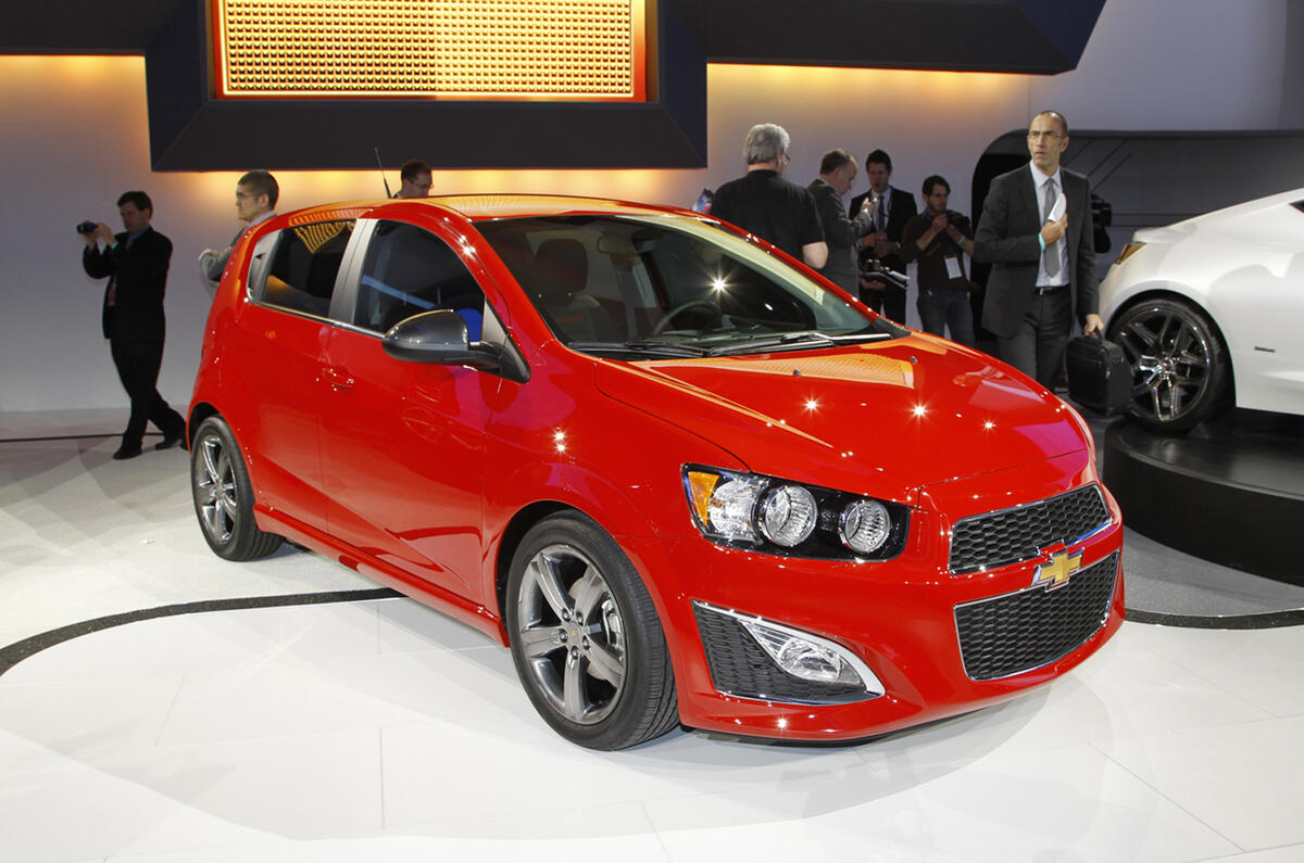 no title Detroit motor show: Chevrolet Aveo RS