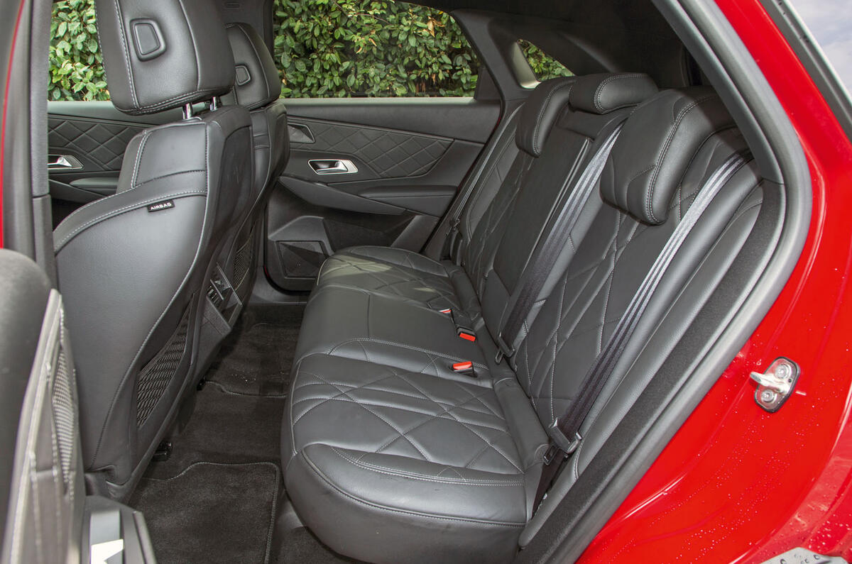DS 7 Crossback 2018 road test review rear seats