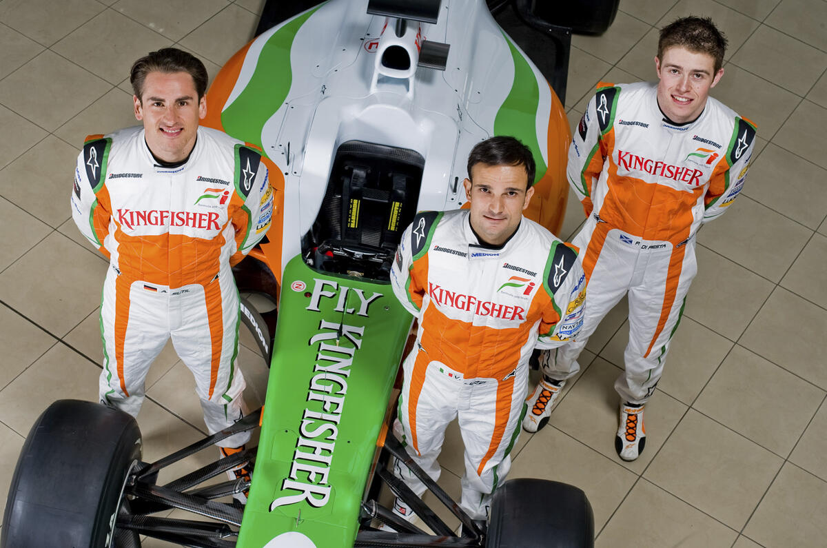 Force India reveals new F1 car