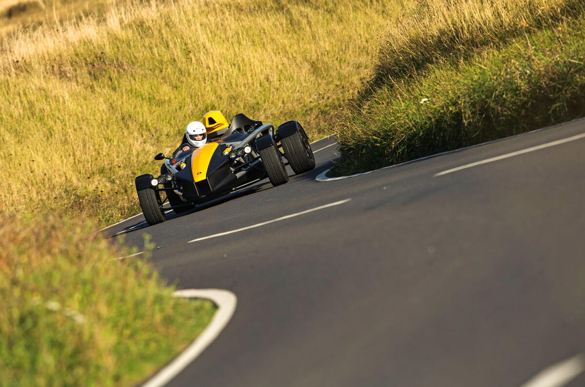 Ariel Atom 4 2019 road test review - chicane front