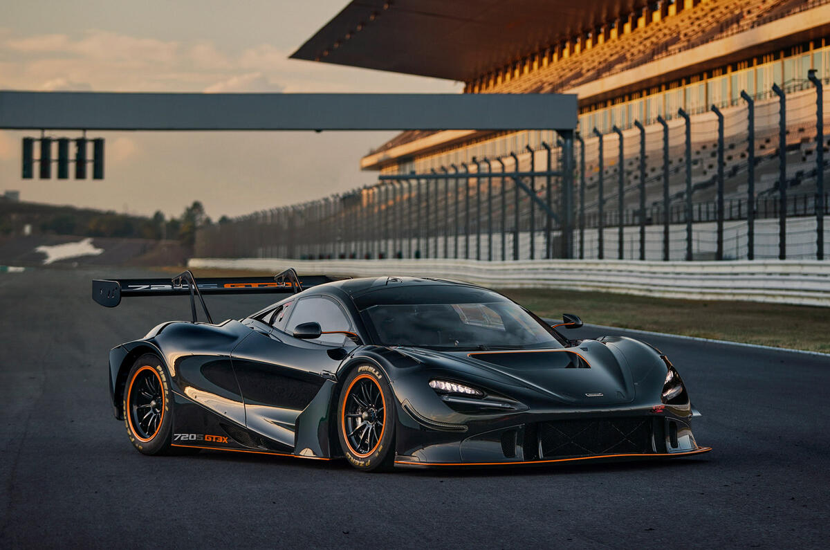 97 McLaren 720S GT3X 2021 first drive review static front