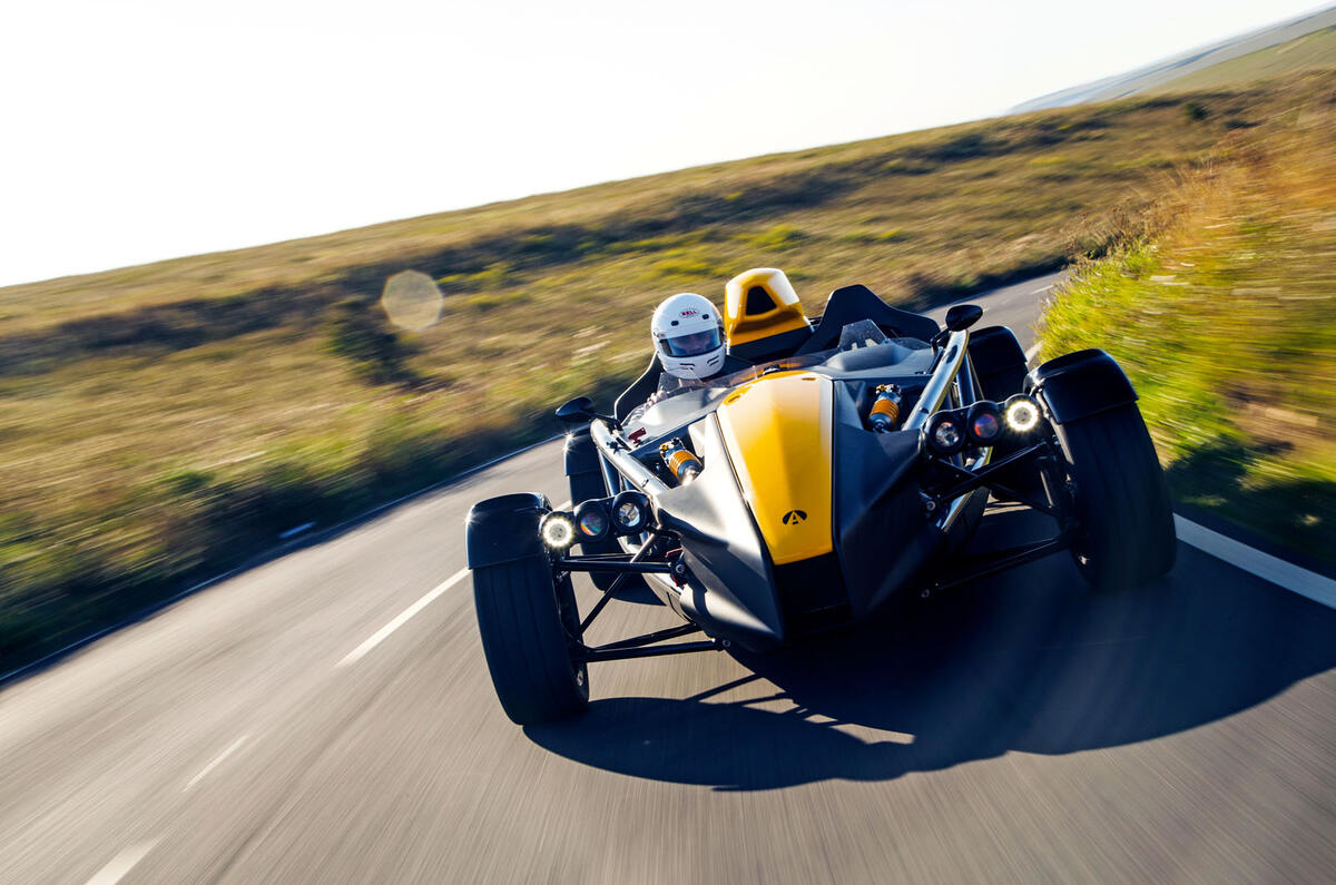 Ariel Atom 4 2019 road test review - on the road nose