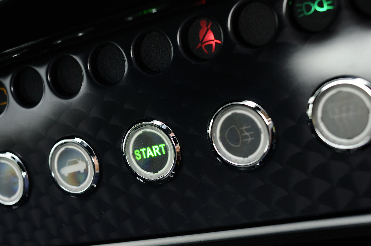 Morgan Aero Supersports switchgear