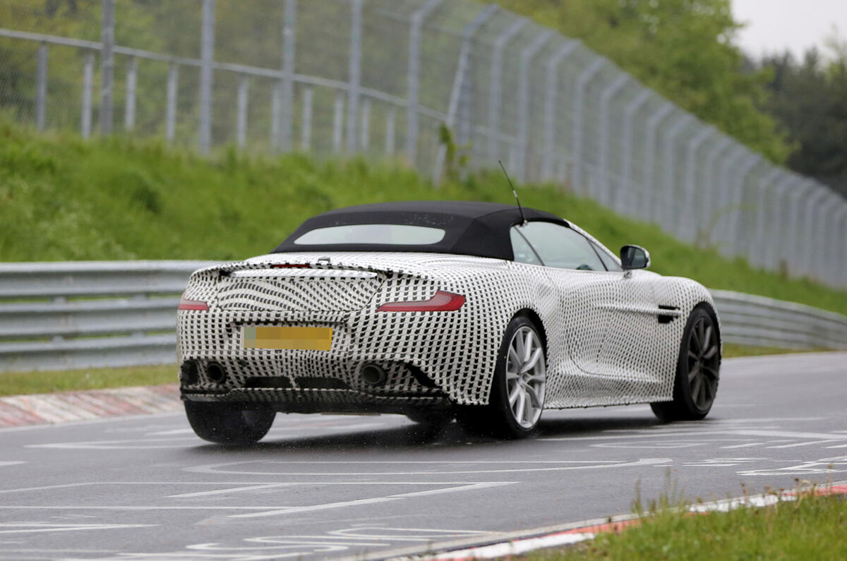 no title Aston Martin Vanquish Volante in development