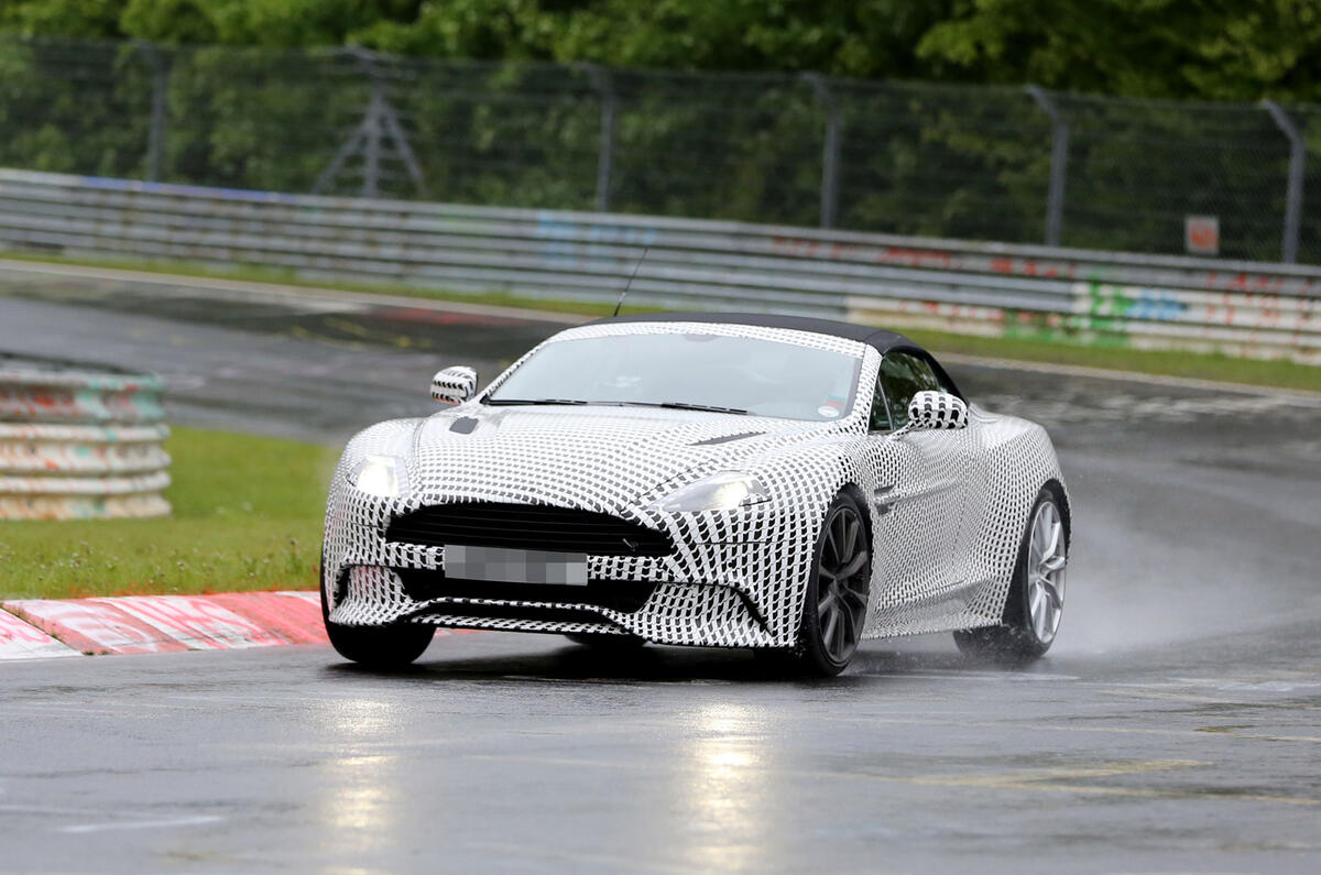 no title Aston Martin Vanquish Volante in development