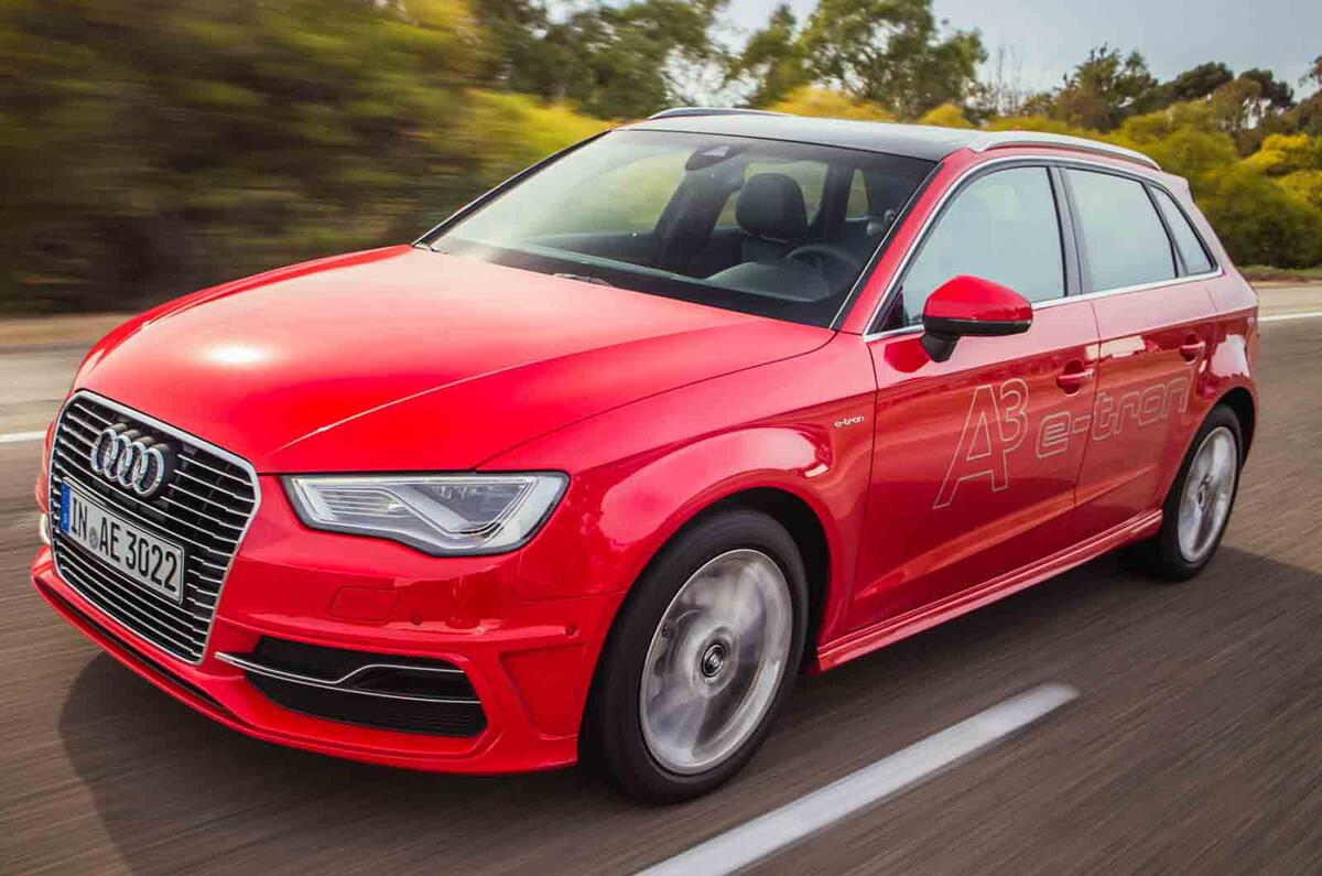 no title Driving Audi's A3 Sportback e-tron in LA