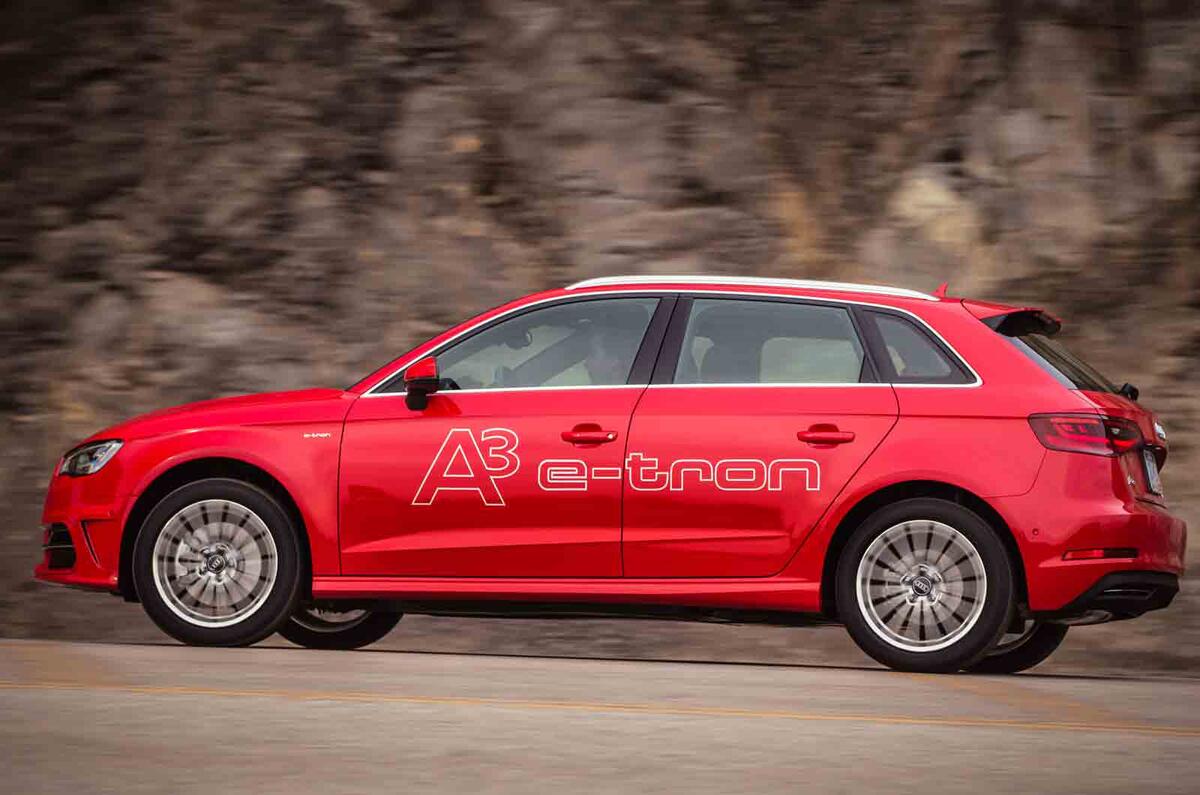 no title Driving Audi's A3 Sportback e-tron in LA