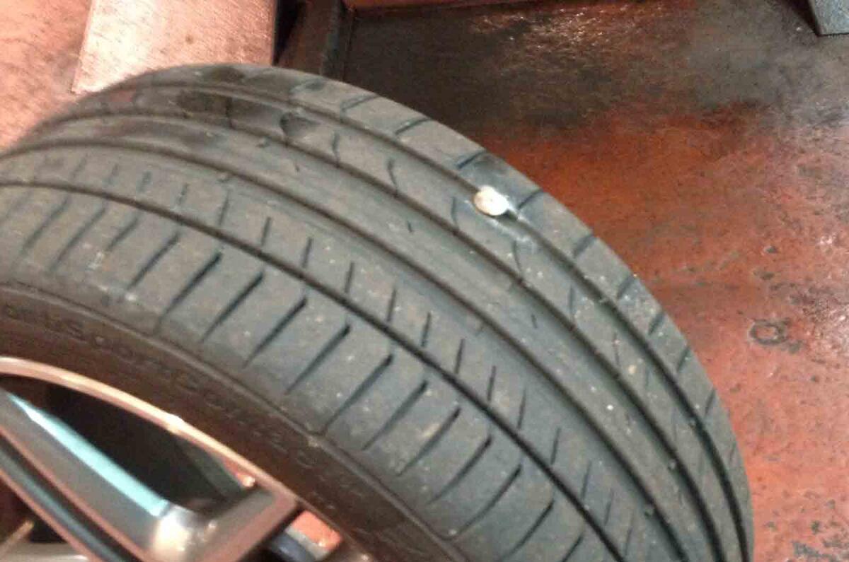 What happens when you get a puncture and there’s no spare tyre?