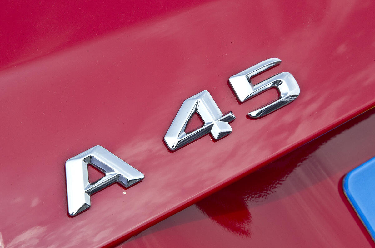 Mercedes-AMG A 45 badging