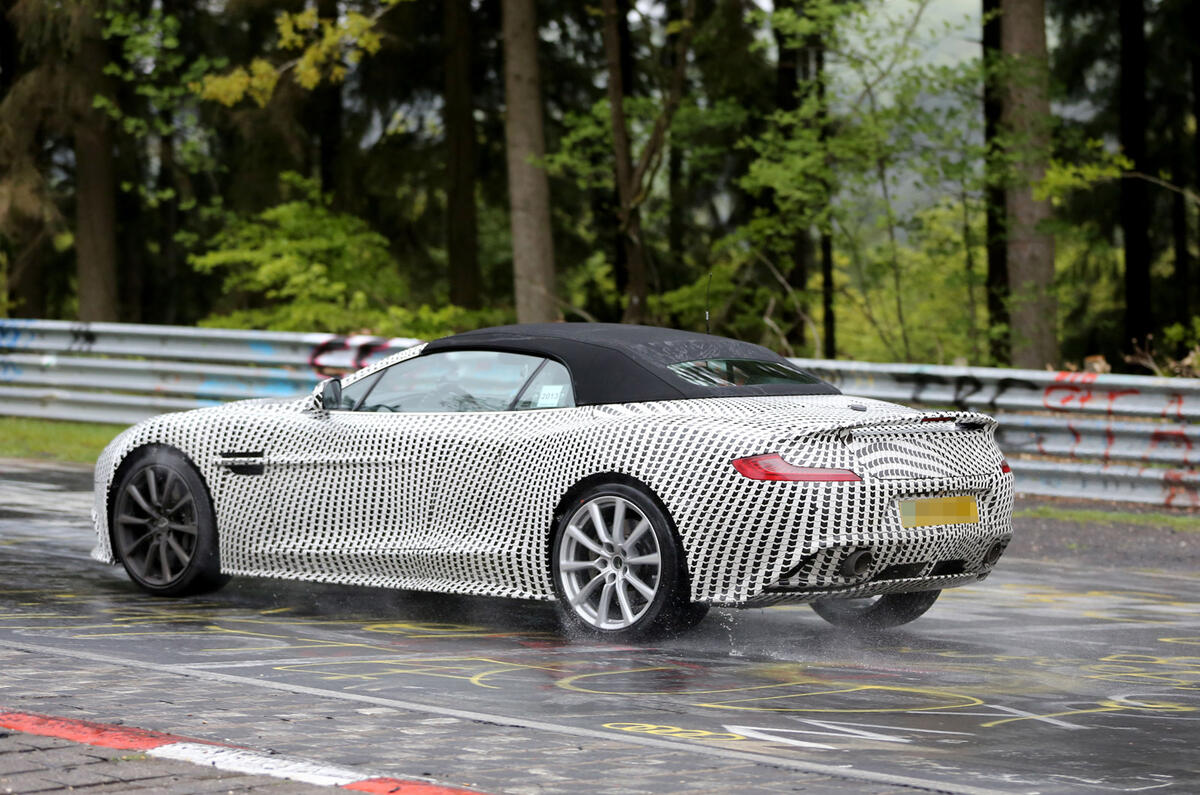 Aston Martin Vanquish Volante in development