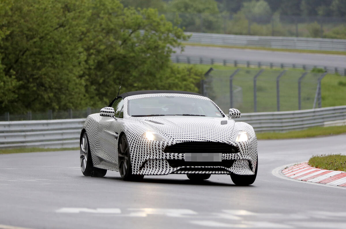 no title Aston Martin Vanquish Volante in development