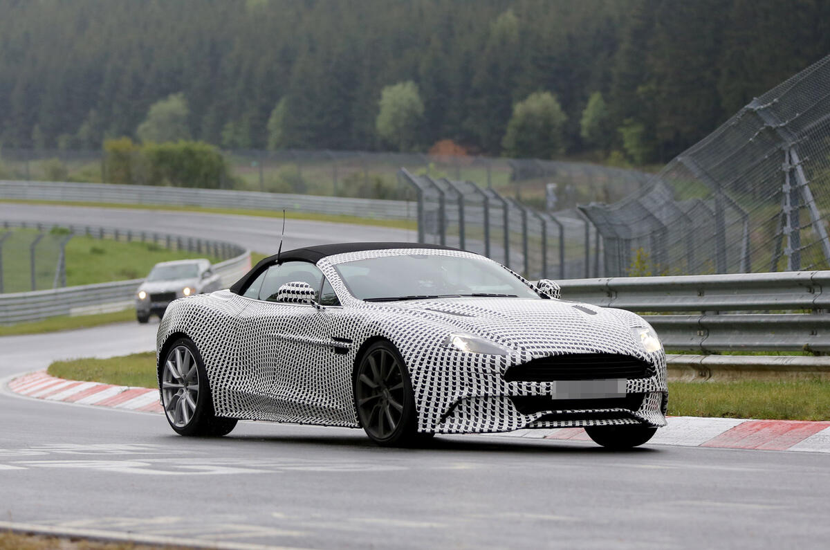 no title Aston Martin Vanquish Volante in development