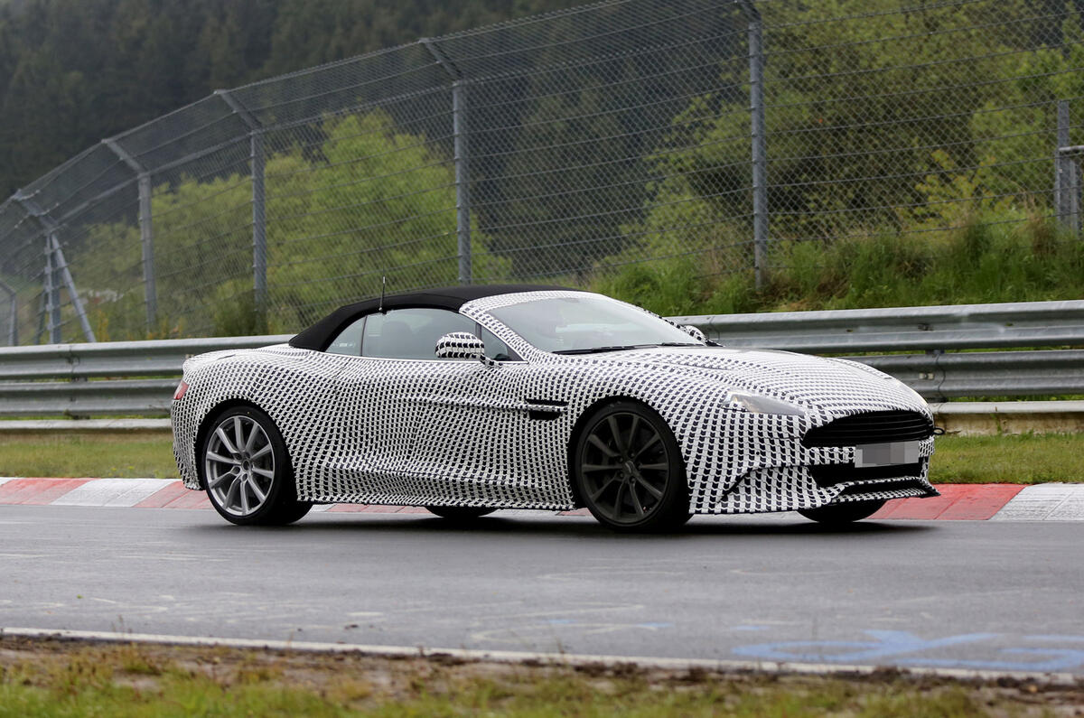 no title Aston Martin Vanquish Volante in development