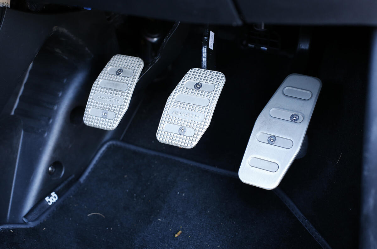 Abarth 595 aluminium sport pedals