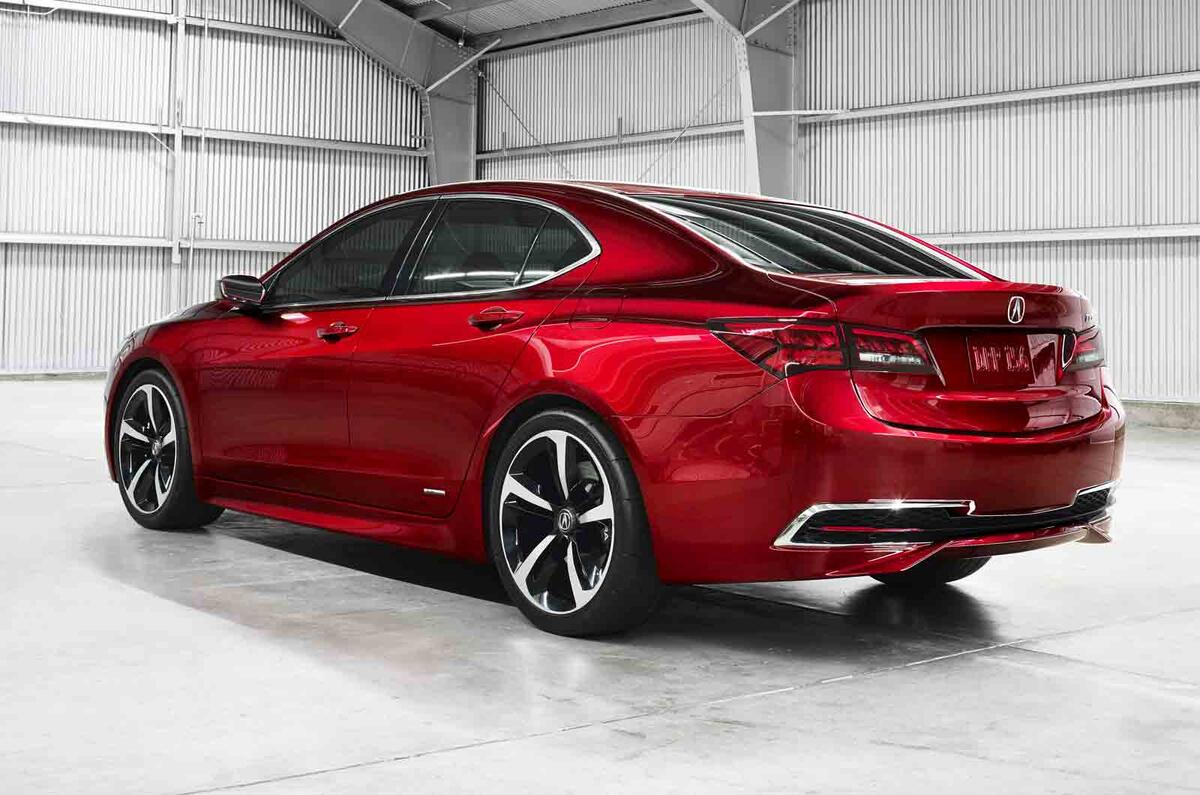 Acura TLX concept shown in Detroit