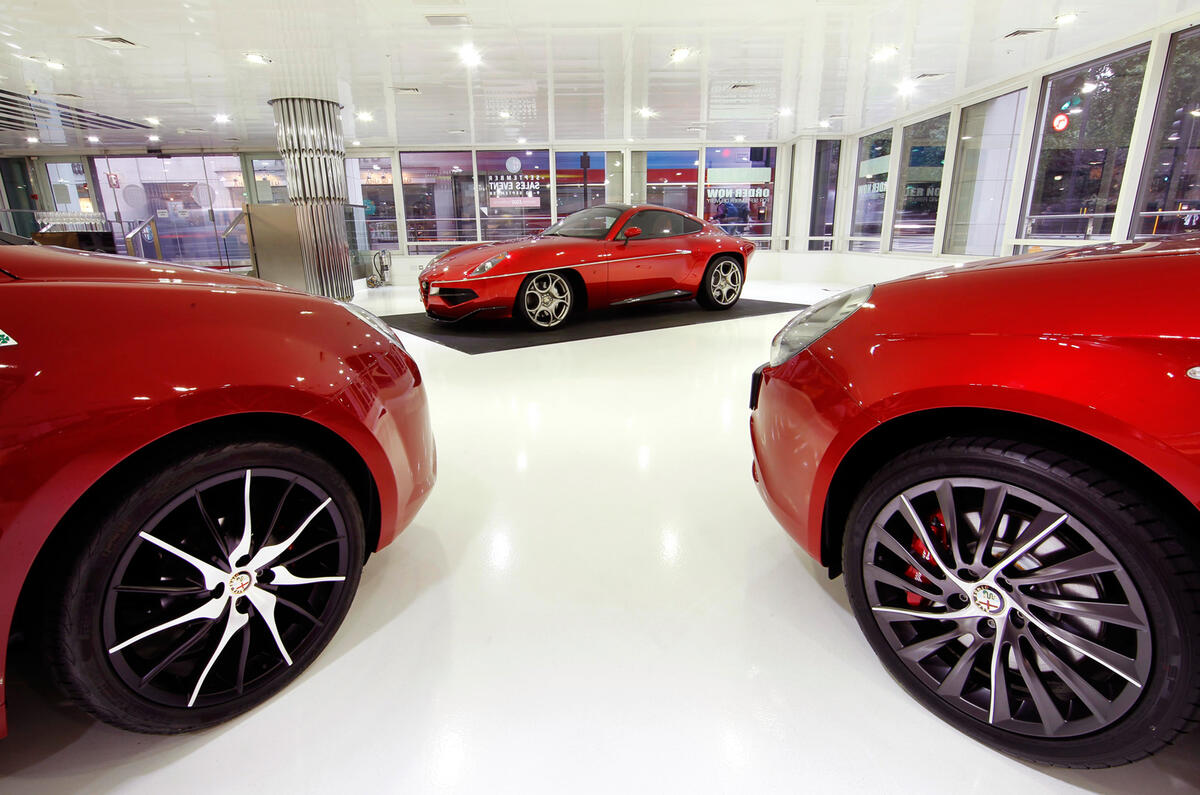 Touring Superleggera Disco Volante driven