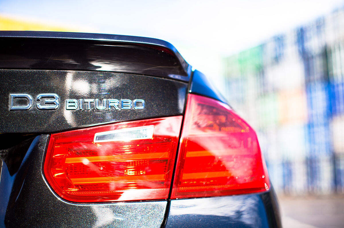 Alpina D3 Biturbo's badging