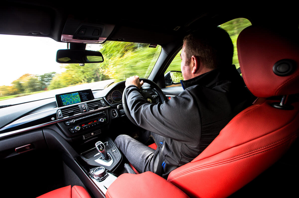 Driving the Alpina D3 hard
