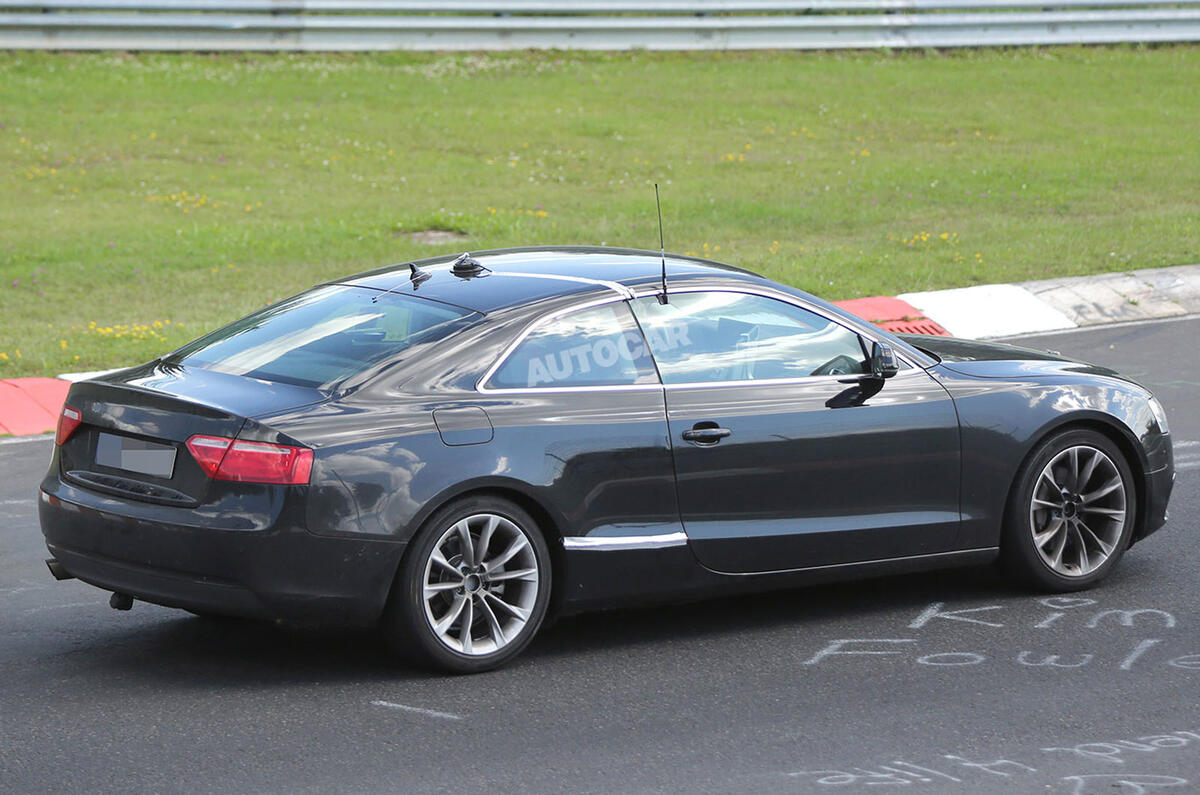 no title Audi starts early testing on next-generation A5 coupe