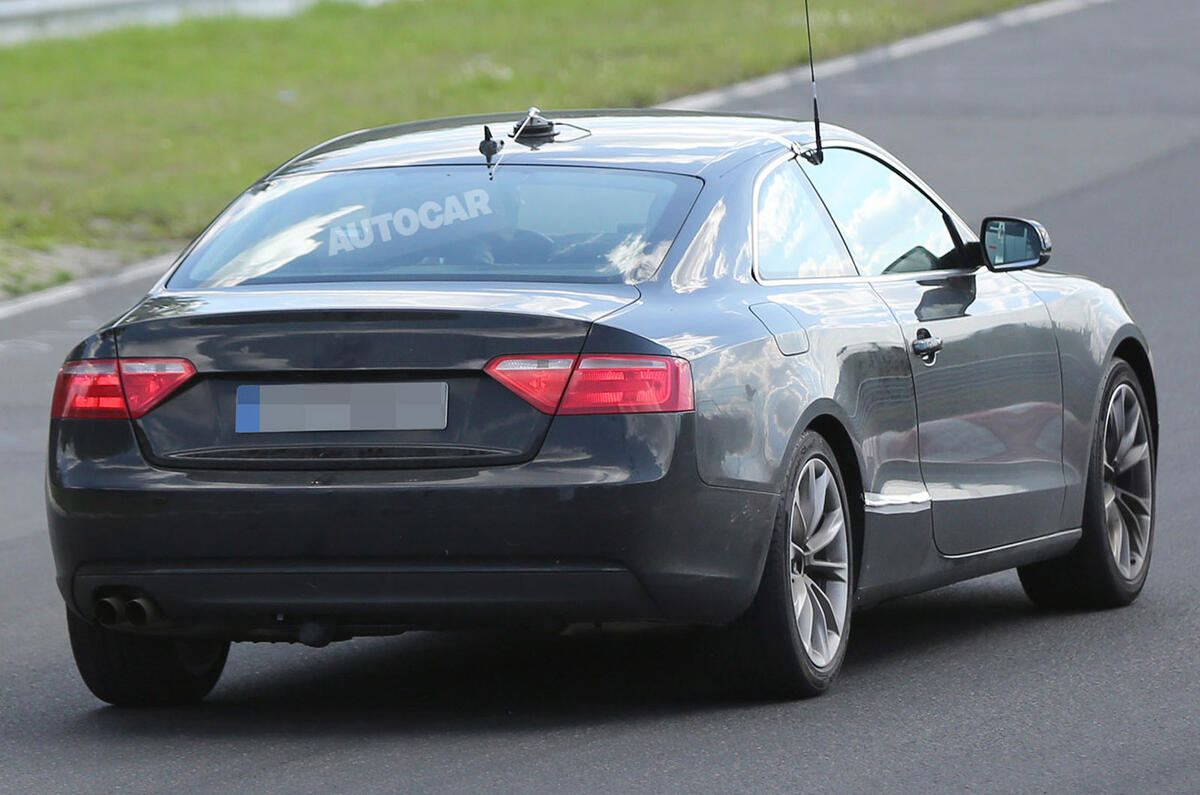 no title Audi starts early testing on next-generation A5 coupe
