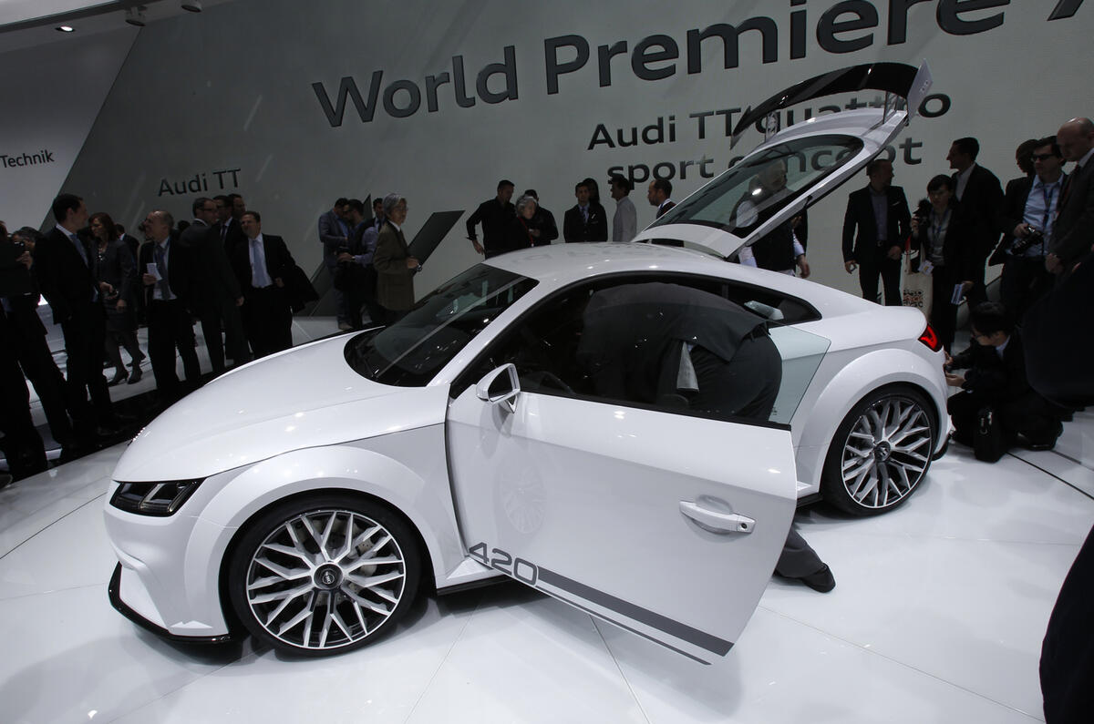 Race-bred Audi TT quattro sport concept gets 414bhp