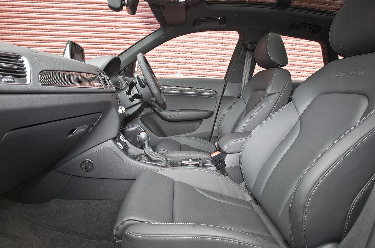Audi RS Q3's interior