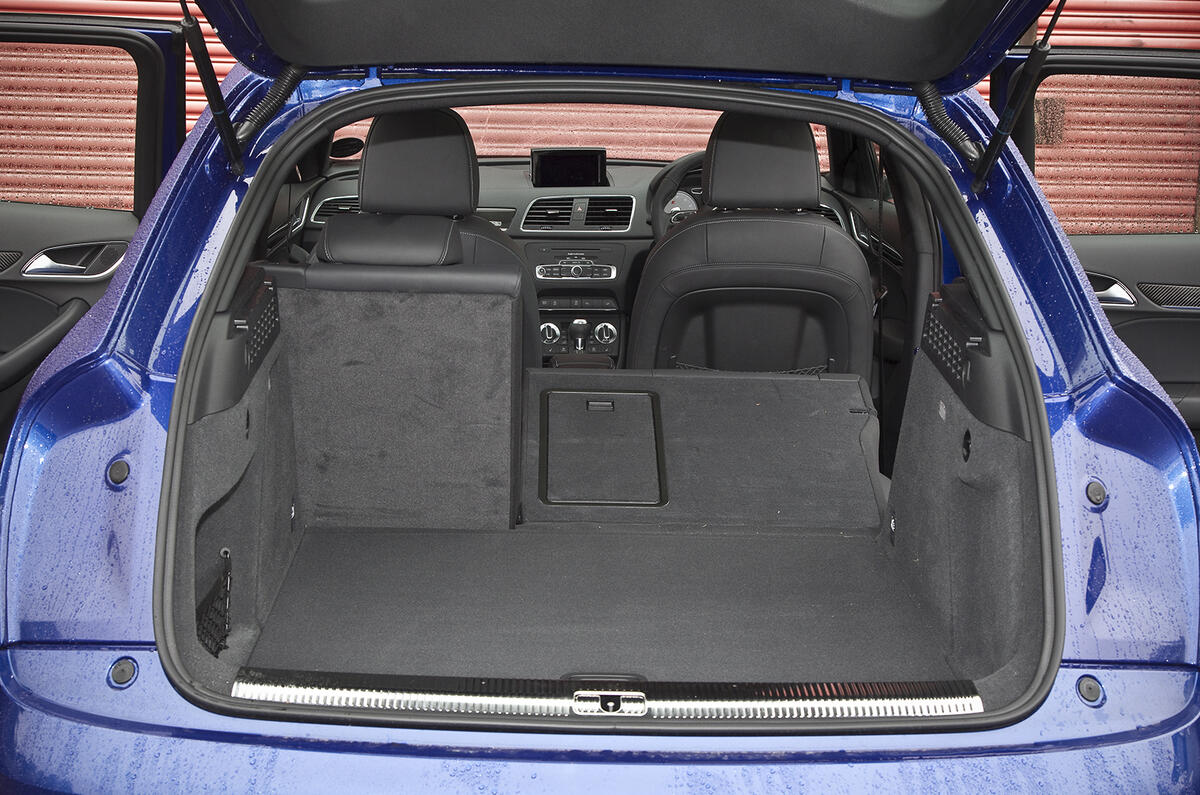 Audi RS Q3's seating flexibility