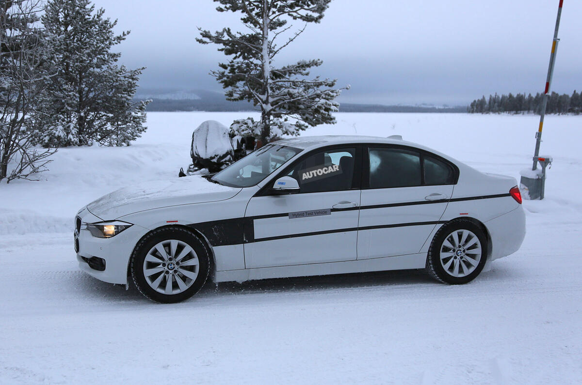 New BMW 3-series plug-in Hybrid spotted