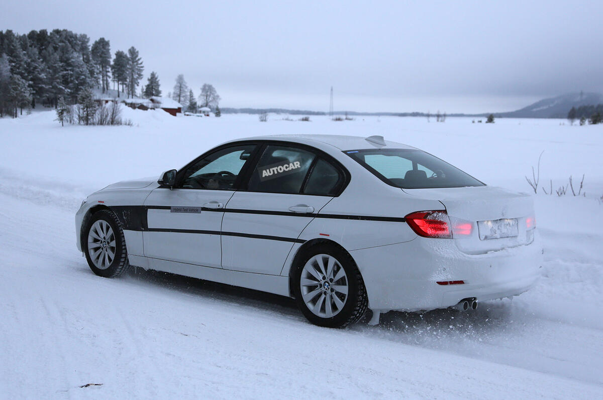 New BMW 3-series plug-in Hybrid spotted