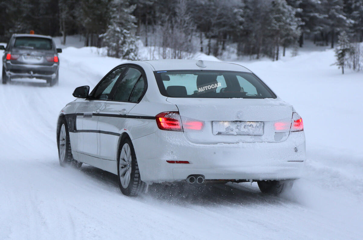 New BMW 3-series plug-in Hybrid spotted