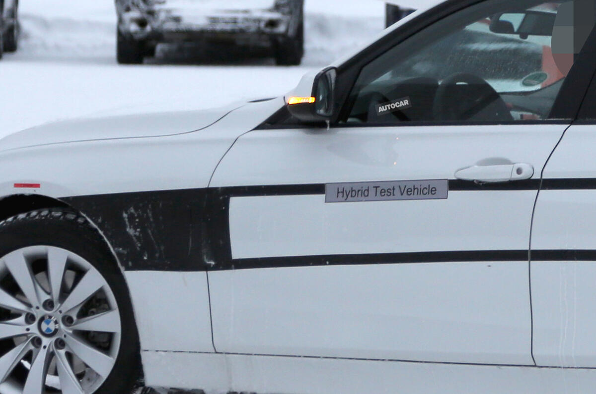 New BMW 3-series plug-in Hybrid spotted