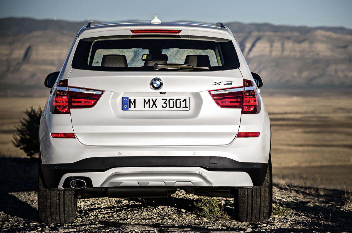 Revised BMW X3 revealed