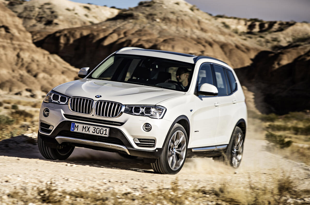 Revised BMW X3 revealed