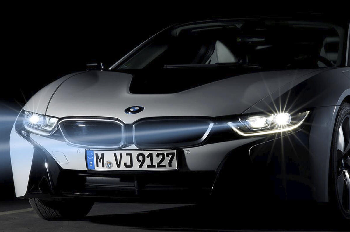 no title BMW i8 will be first to offer new laser light tech